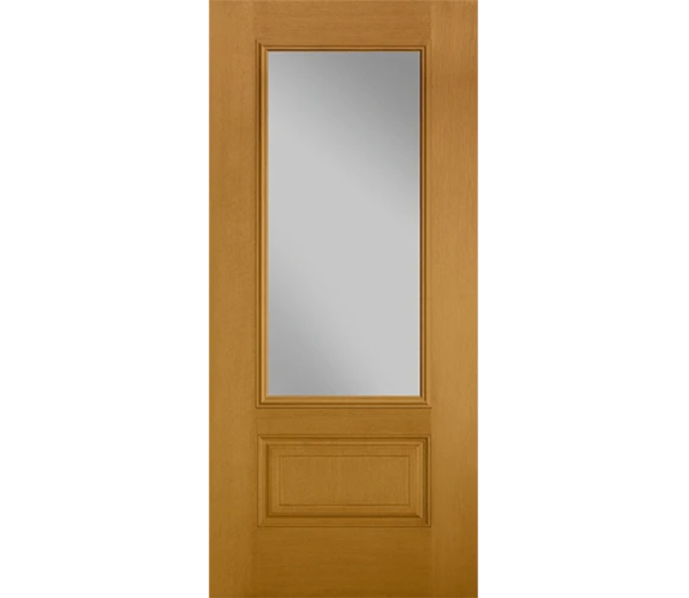 Pittsburgh Three Quaters light Fiberglass Entry Door