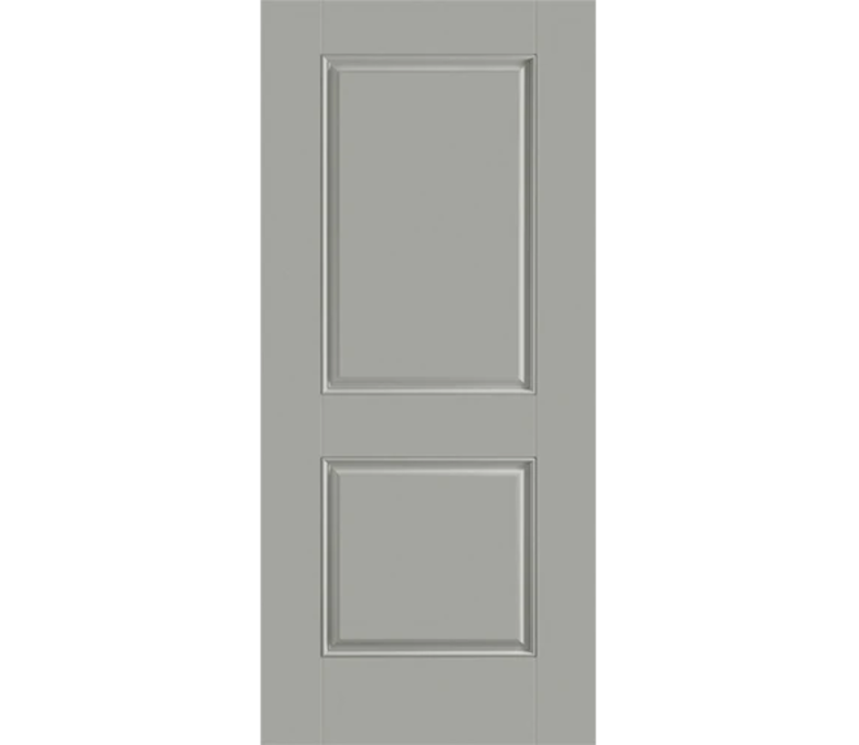 Pittsburgh Two Panel Square Fiberglass Entry Door